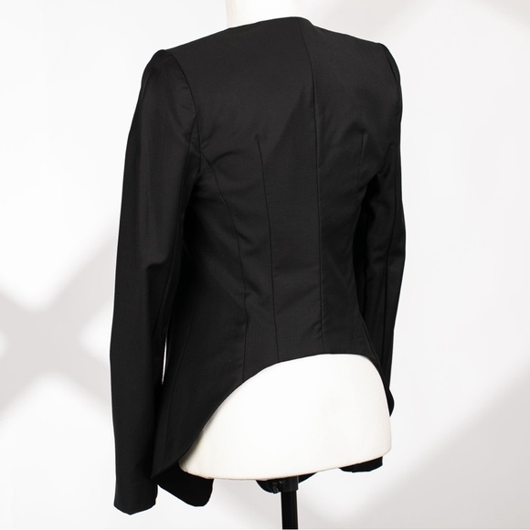 BCBGMAXAZRIA Classy Black Blazer, Short Back & Long Front, XS (One of a Kind) - Picture 5 of 8